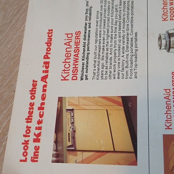Vintage 70's KitchenAid Electric Housewares Recipe Book Users Manual USA - Picture 6 of 8